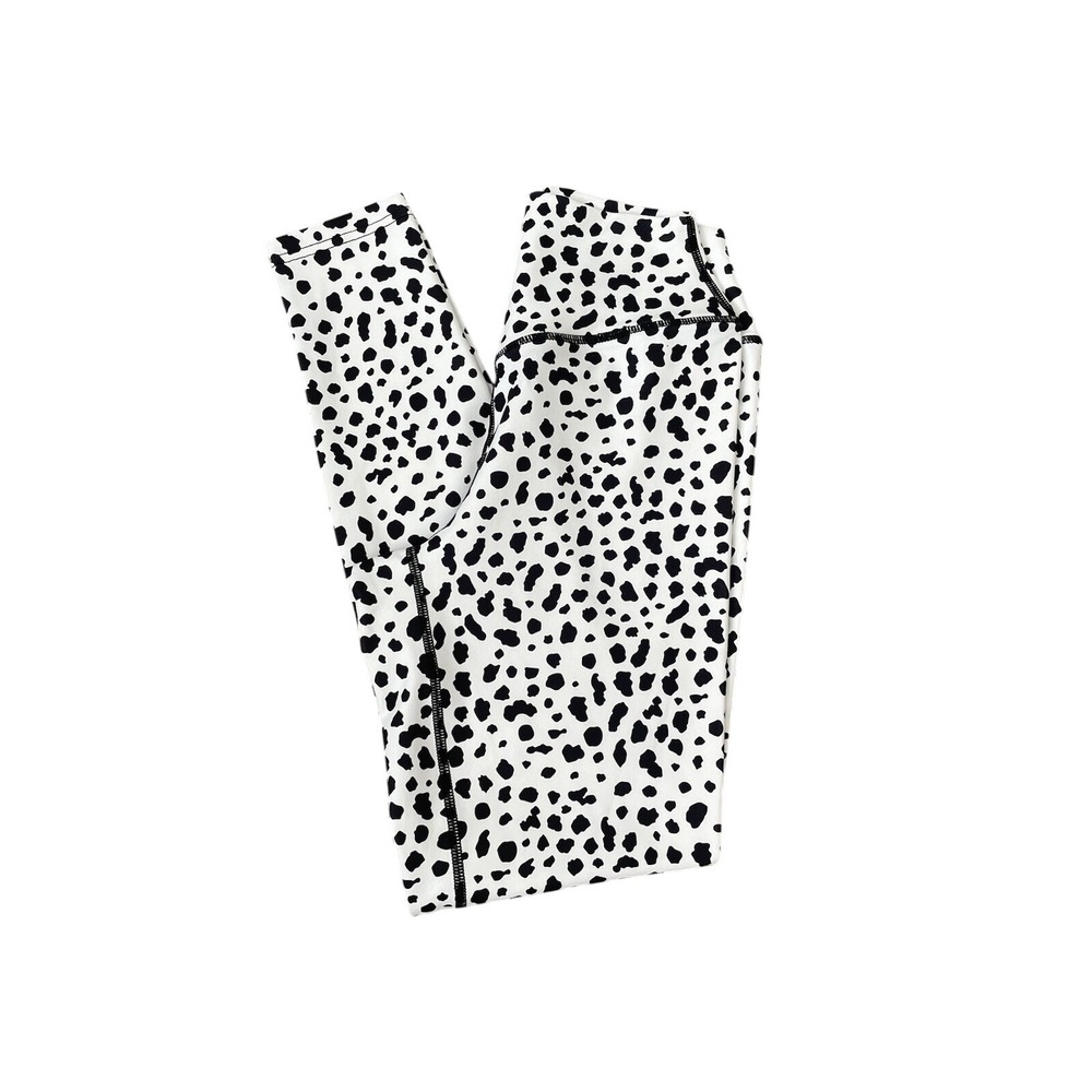 Balance Athletica Women Size Small‎ Snow Leopard Print Leggings High Waist